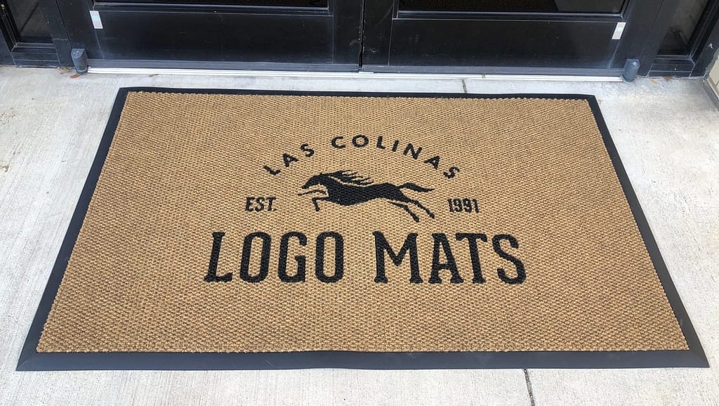 custom logo mats